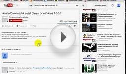 как скачать Steam на windows 7,8,8.1,Vista,ХР